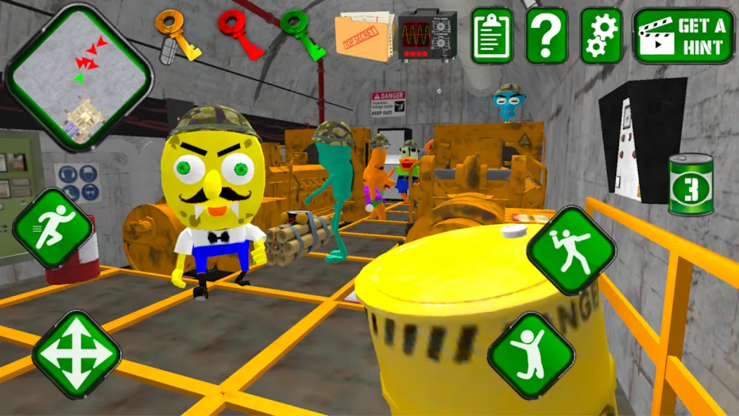 Sponge Area 51. Neighbor Alien — скриншот 5