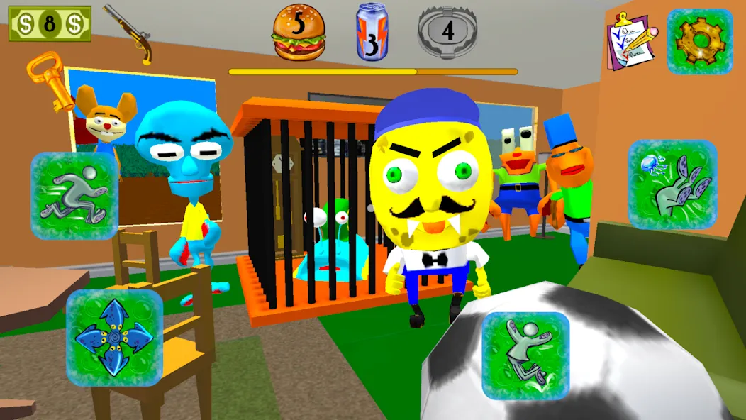 Sponge Neighbor Escape 3D — скриншот 2 Sponge Neighbor Escape 3D — скриншот 2