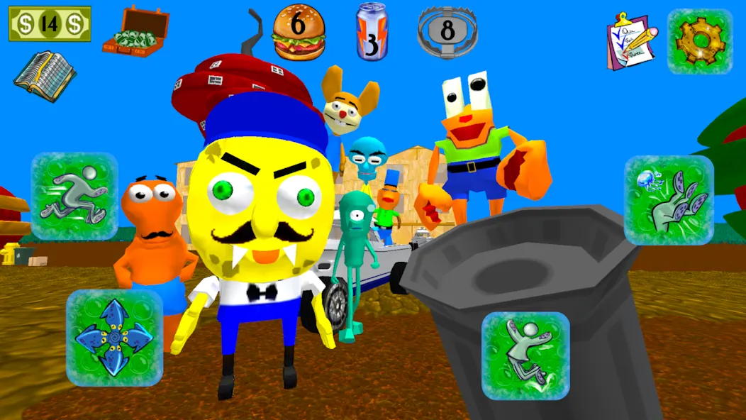 Sponge Neighbor Escape 3D — скриншот 3 Sponge Neighbor Escape 3D — скриншот 3