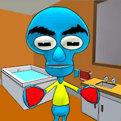 Squid Neighbor. Sponge Escape MOD — Много денег