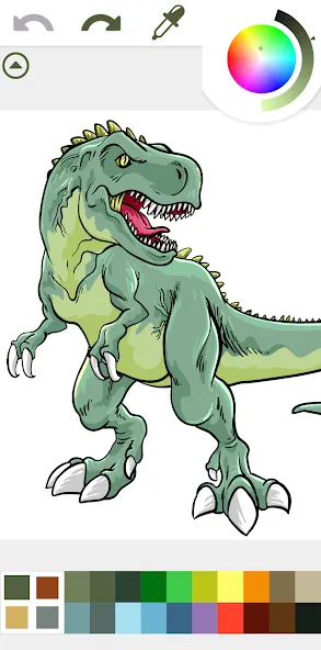 Dinosaurs Coloring Book Dino — скриншот 1 Dinosaurs Coloring Book Dino — скриншот 1