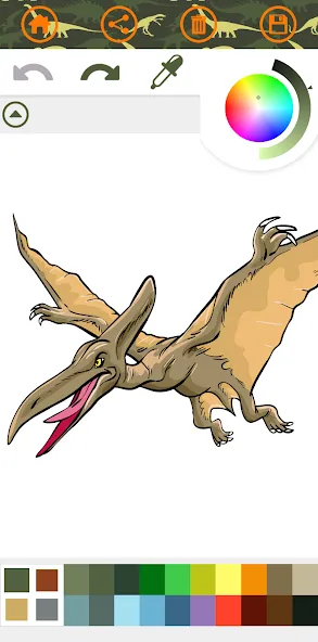 Dinosaurs Coloring Book Dino — скриншот 3 Dinosaurs Coloring Book Dino — скриншот 3