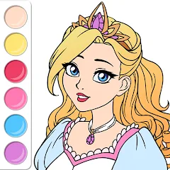 Princess Coloring Book Game MOD APK — Все разблокировано