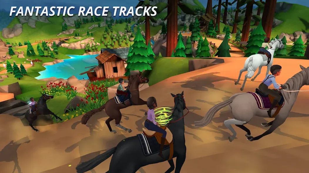 Wildshade: Fantasy Horse Races — скриншот 1 Wildshade: Fantasy Horse Races — скриншот 1