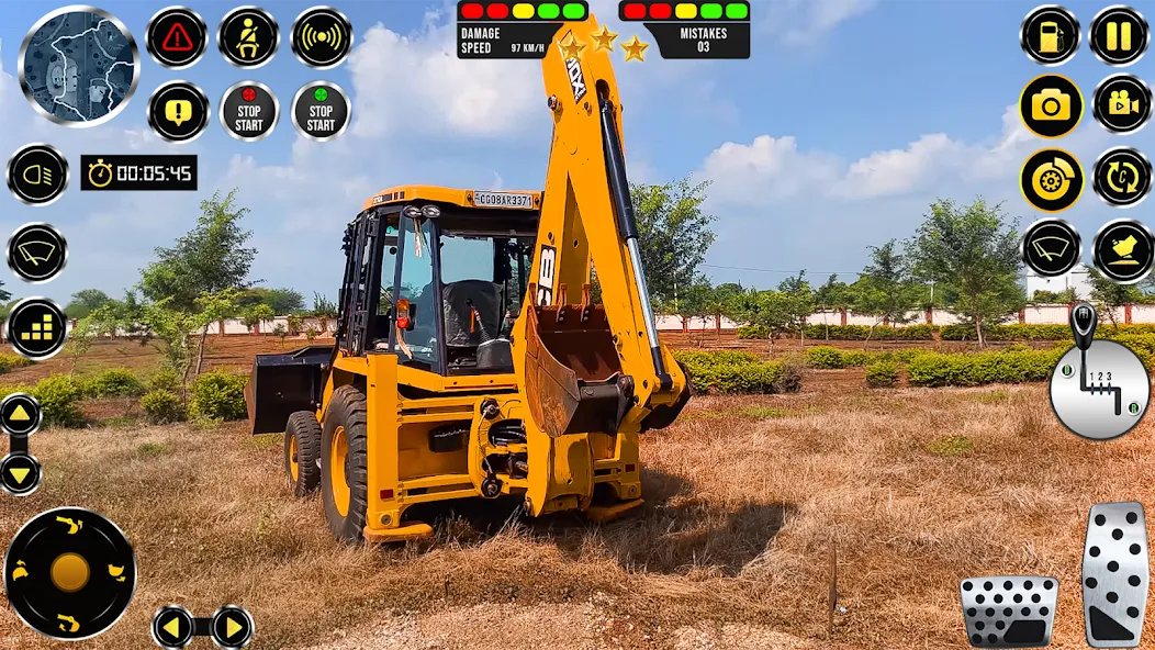 JCB Excavator Construction 3D — скриншот 1