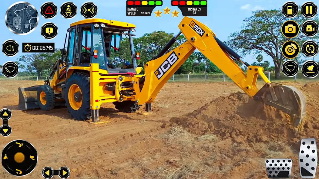 JCB Excavator Construction 3D — скриншот 2