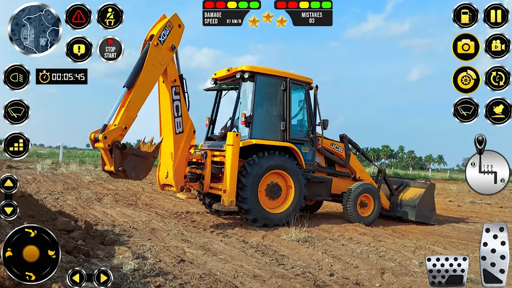 JCB Excavator Construction 3D — скриншот 3