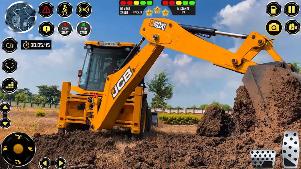 JCB Excavator Construction 3D — скриншот 4