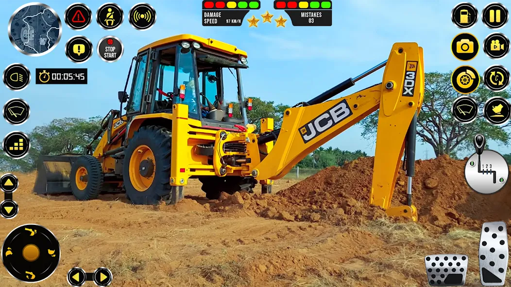 JCB Excavator Construction 3D — скриншот 5