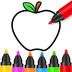 Скачать Toddler Coloring Book For Kids — версия Все разблокировано