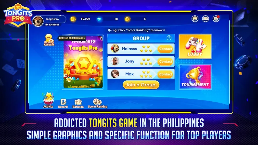 Tongits Pro — скриншот 1
