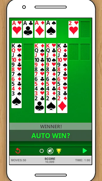 SOLITAIRE CLASSIC CARD GAME — скриншот 3 SOLITAIRE CLASSIC CARD GAME — скриншот 3