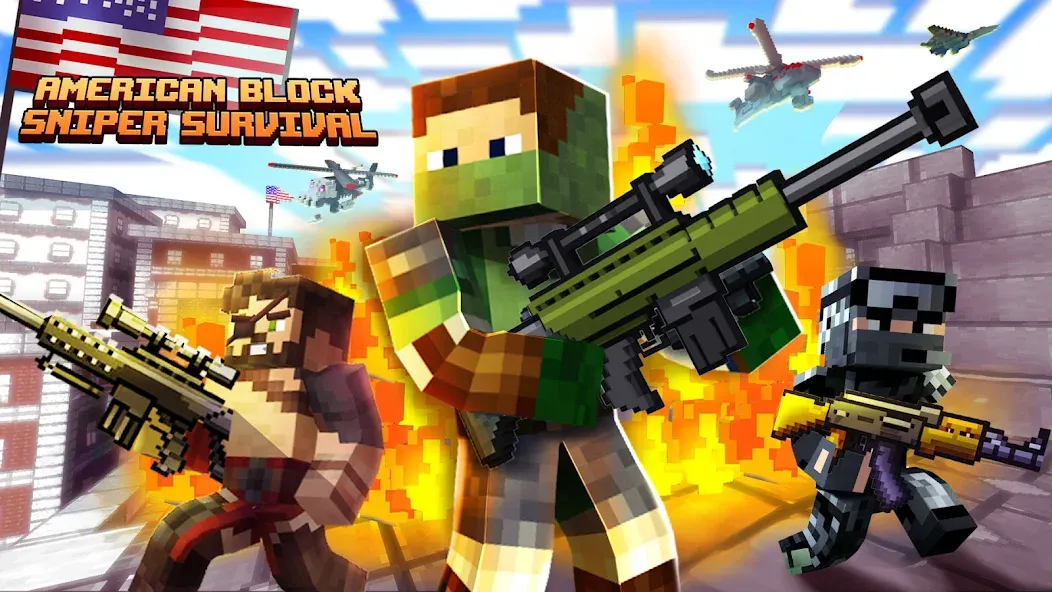 American Block Sniper Survival — скриншот 2 American Block Sniper Survival — скриншот 2