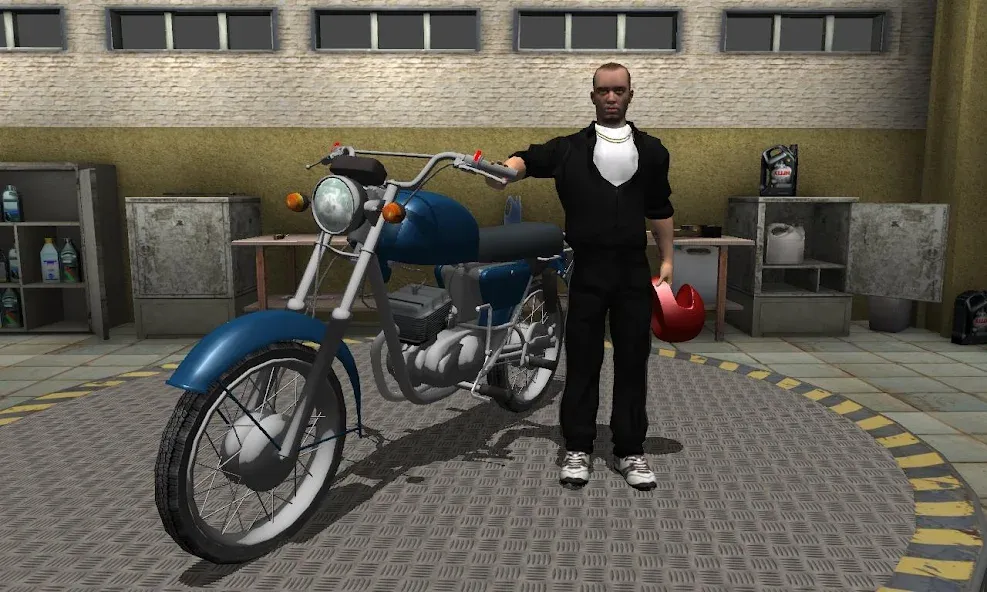 Russian Moto Traffic Rider 3D — скриншот 2