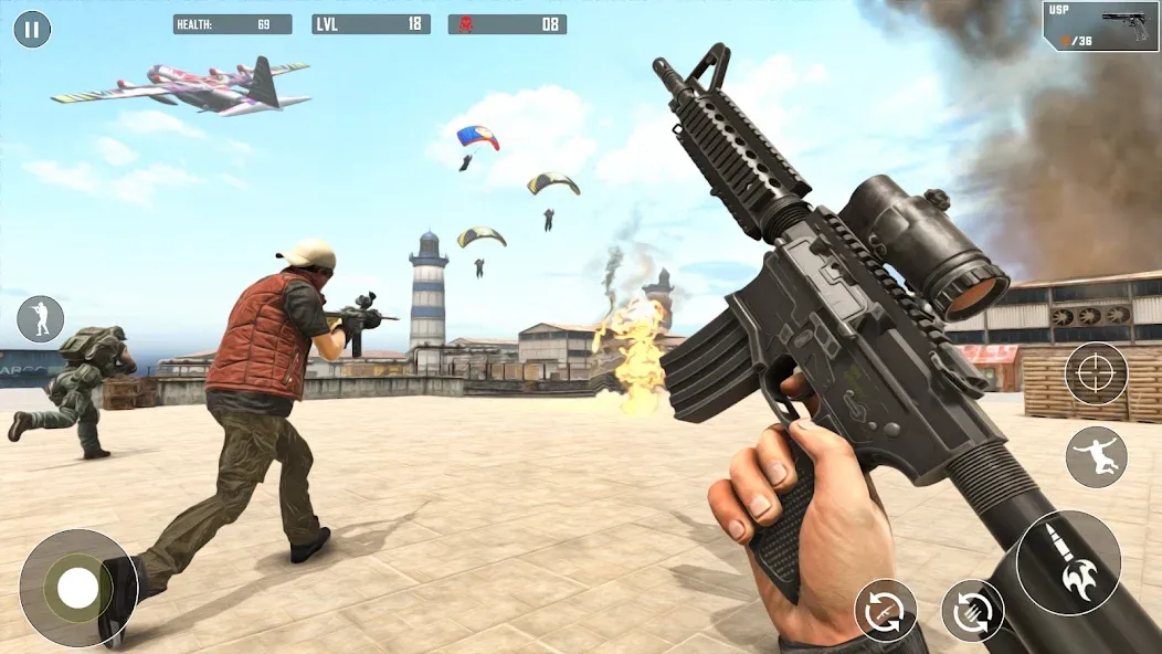 Battlegrounds Fire Squad War — скриншот 4