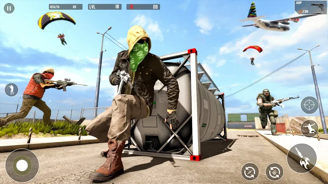Battlegrounds Fire Squad War — скриншот 5