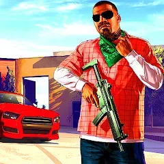 Взломанная City Grand Gangster Crime — Много денег