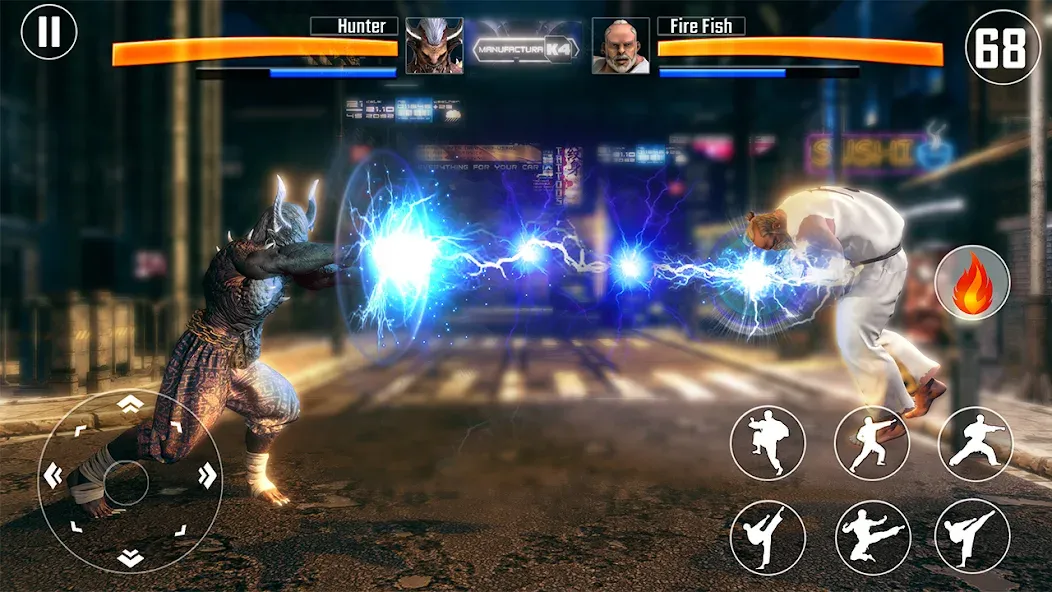 Kung Fu Fighting Karate Games — скриншот 2