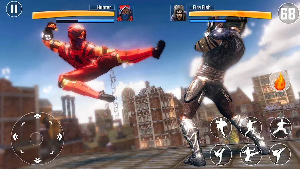 Kung Fu Fighting Karate Games — скриншот 4