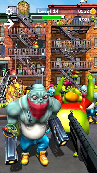 Tower Gunner: Zombie Shooter — скриншот 1 Tower Gunner: Zombie Shooter — скриншот 1