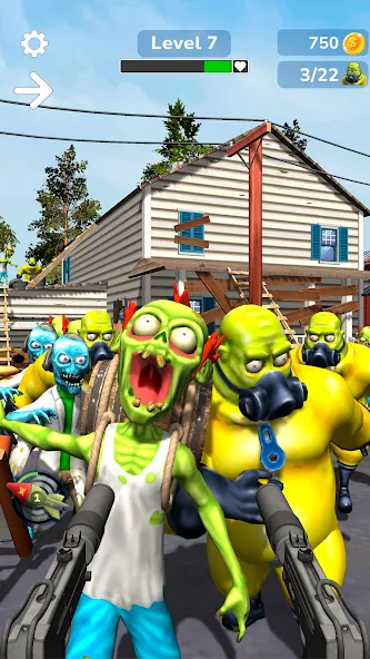 Tower Gunner: Zombie Shooter — скриншот 2 Tower Gunner: Zombie Shooter — скриншот 2