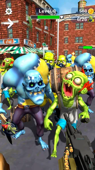 Tower Gunner: Zombie Shooter — скриншот 3 Tower Gunner: Zombie Shooter — скриншот 3