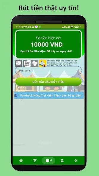 Nông Trại Kiếm Tiền Uy TínNhất — скриншот 4 Nông Trại Kiếm Tiền Uy TínNhất — скриншот 4