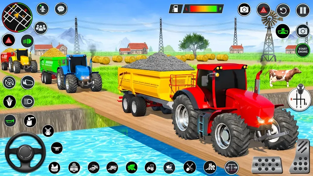 Real Tractor Driving Games — скриншот 1