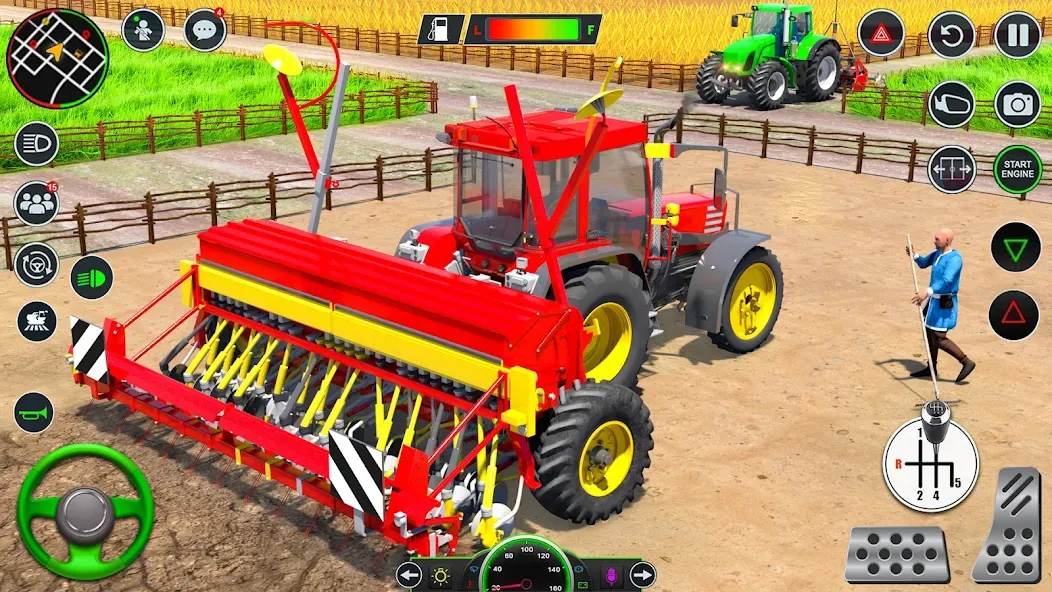 Real Tractor Driving Games — скриншот 2
