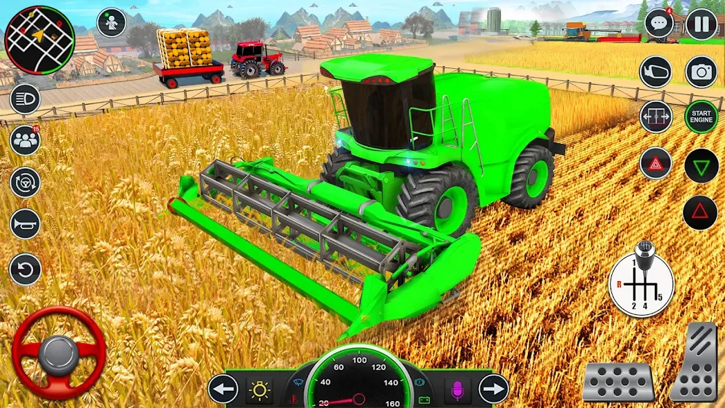Real Tractor Driving Games — скриншот 3