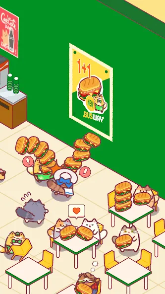 Cat Snack Bar: Cute Food Games — скриншот 3 Cat Snack Bar: Cute Food Games — скриншот 3