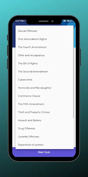 Legal Mastery Quiz — скриншот 4