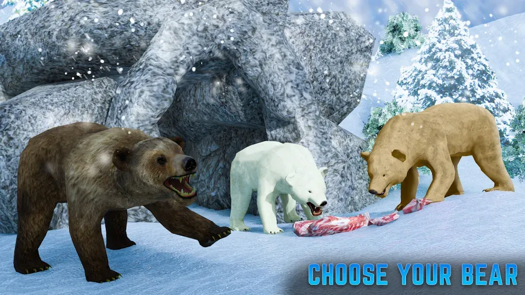 Polar Bear Family Survival — скриншот 2