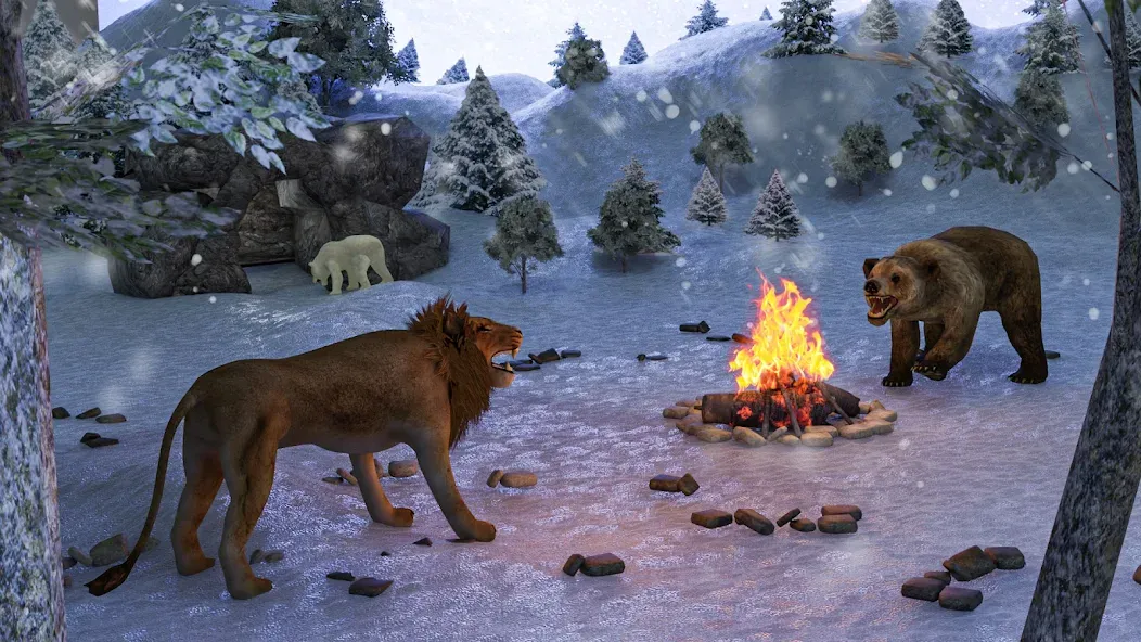 Polar Bear Family Survival — скриншот 3
