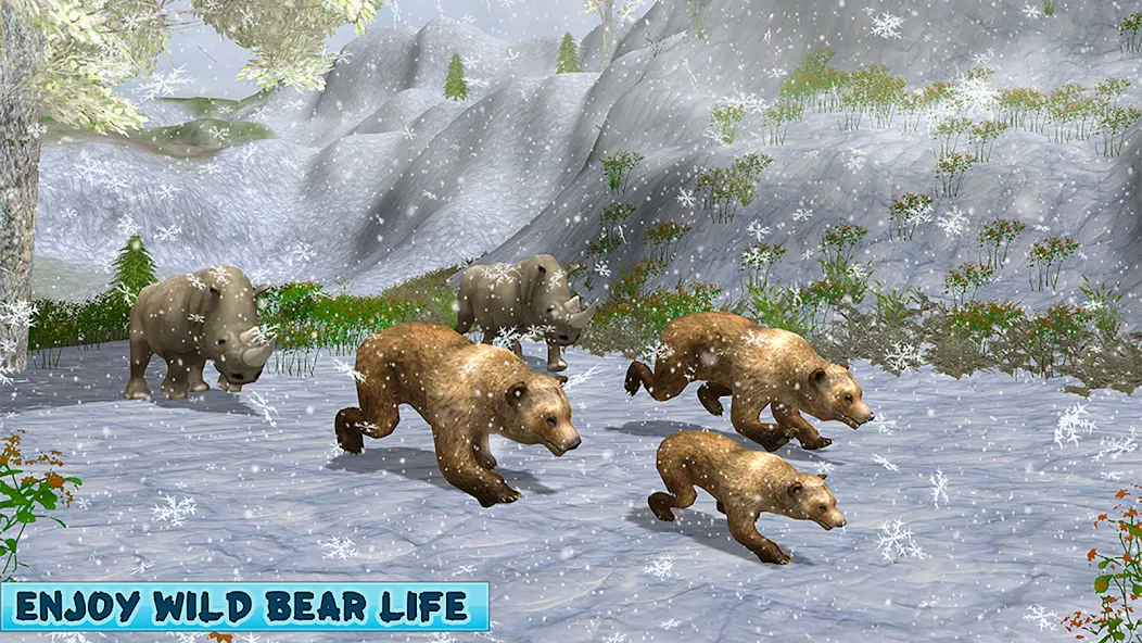 Polar Bear Family Survival — скриншот 5