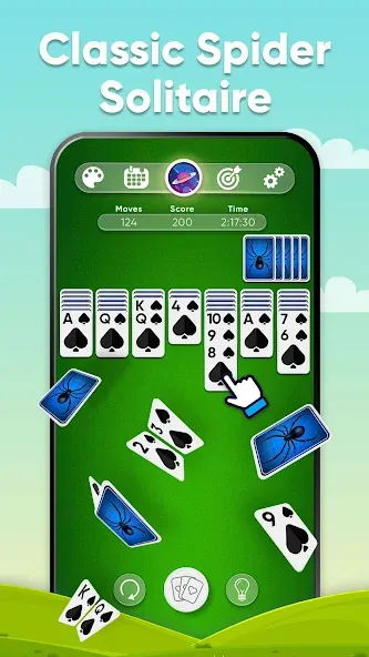 Spider Solitaire — скриншот 1 Spider Solitaire — скриншот 1