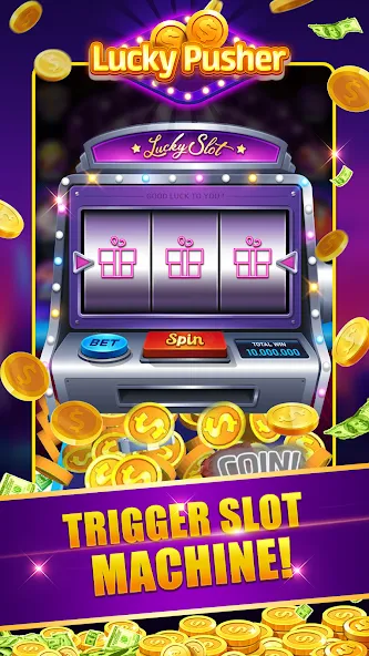 Lucky Cash Pusher Coin Games — скриншот 2
