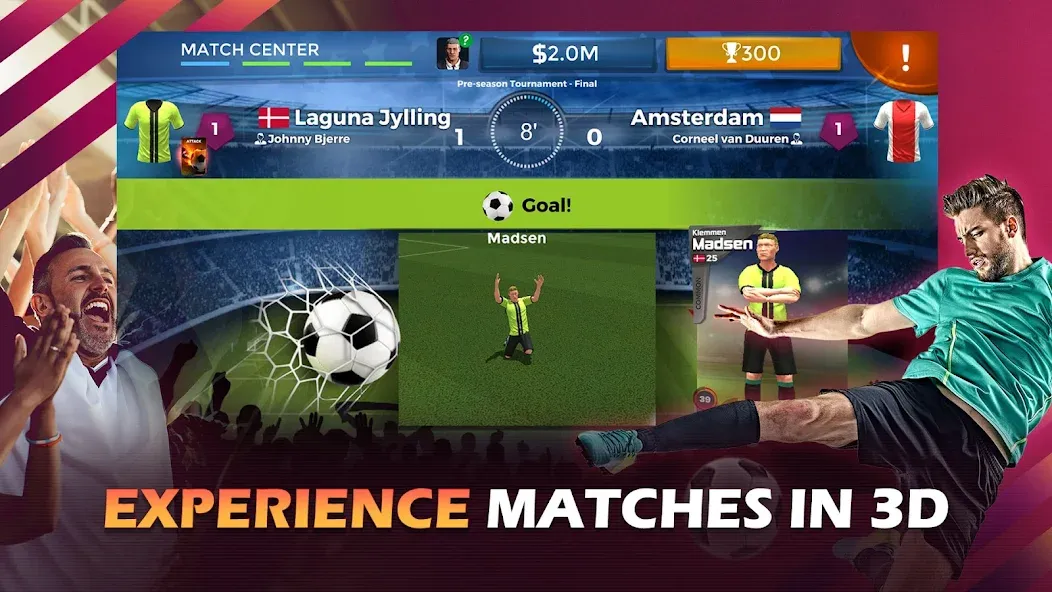 Pro 11 - Soccer Manager Game — скриншот 2 Pro 11 - Soccer Manager Game — скриншот 2