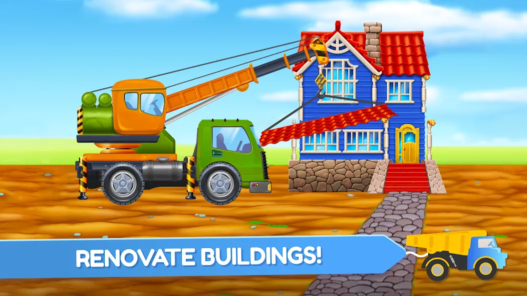 Build a House: Building Trucks — скриншот 2