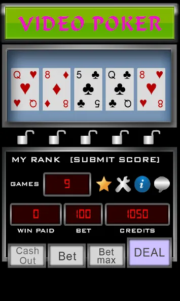 Video Poker — скриншот 3