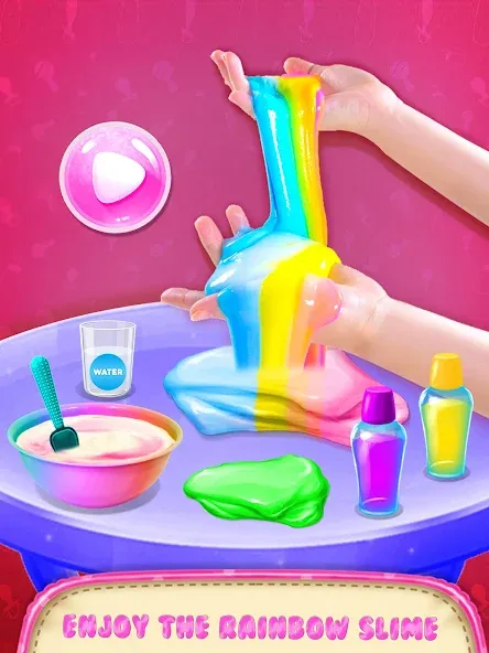 Make Fluffy Slime Maker Game — скриншот 1