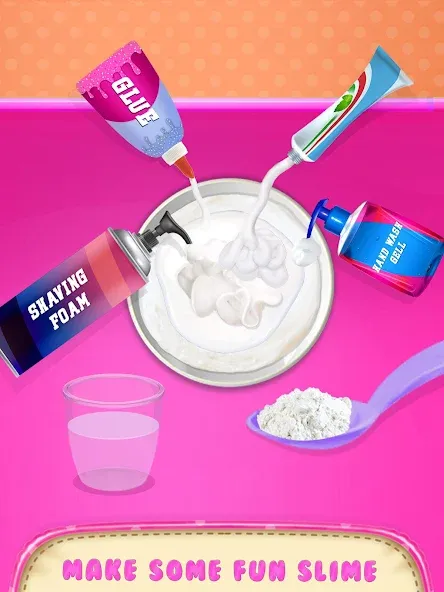 Make Fluffy Slime Maker Game — скриншот 2