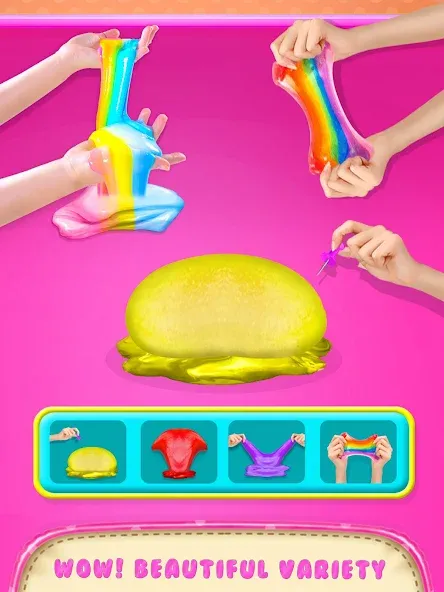 Make Fluffy Slime Maker Game — скриншот 4