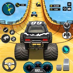 Скачать Monster Truck Games- Car Games MOD APK — Много денег