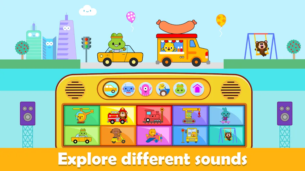 Baby Piano Kids Music Games — скриншот 2