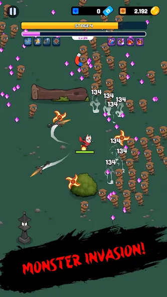 NINJA SURVIVOR.io — скриншот 1 NINJA SURVIVOR.io — скриншот 1