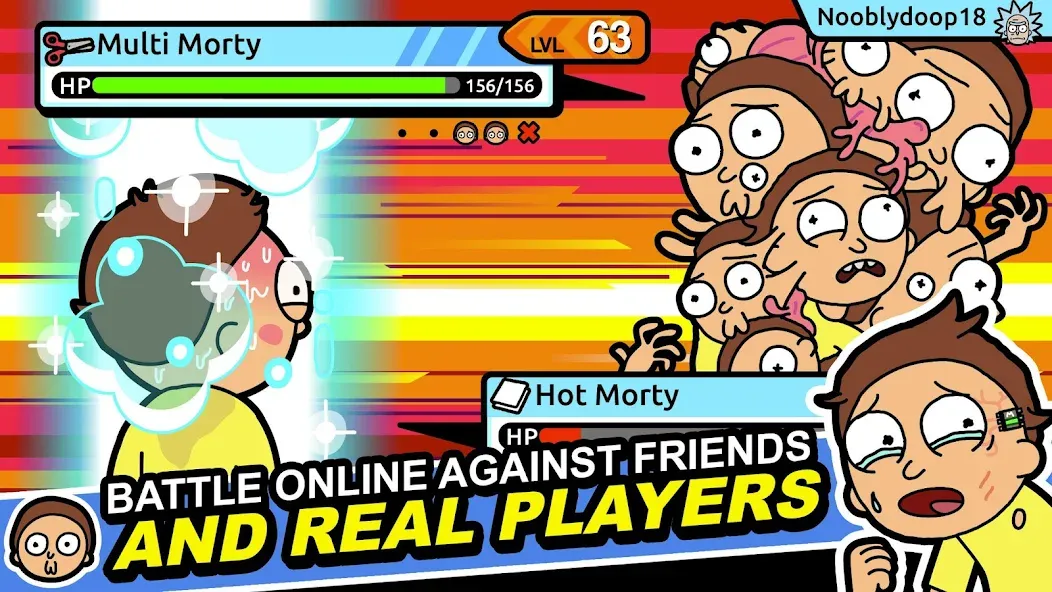 Rick and Morty: Pocket Mortys — скриншот 2
