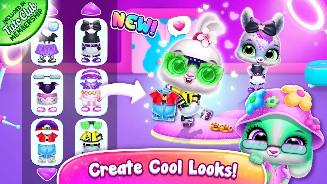 Bunnsies - Happy Pet World — скриншот 1