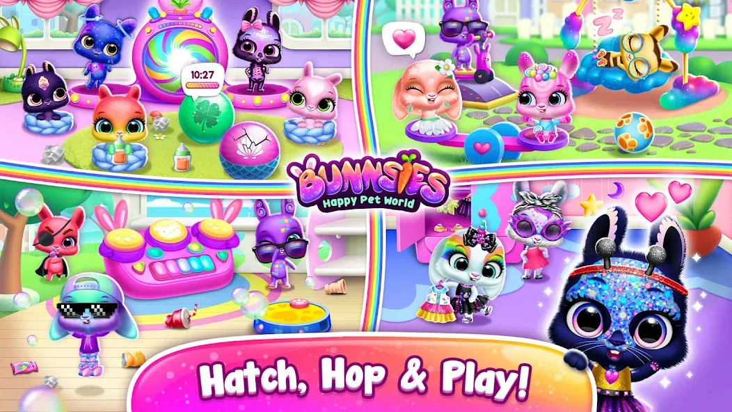 Bunnsies - Happy Pet World — скриншот 3