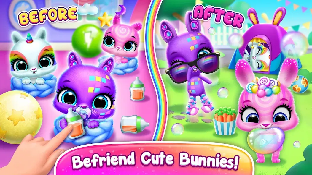 Bunnsies - Happy Pet World — скриншот 5